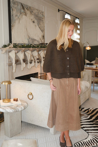 Sweater Cape Cardigan