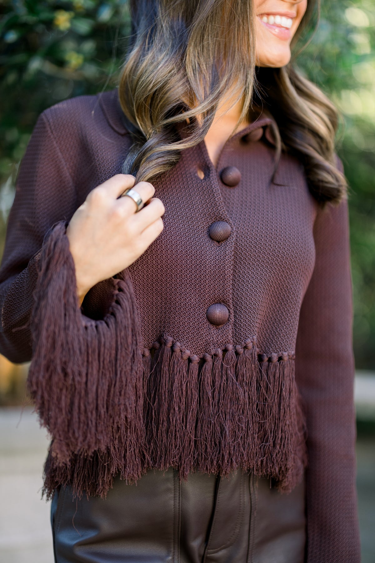 Fall Fringe Knit Cardigan