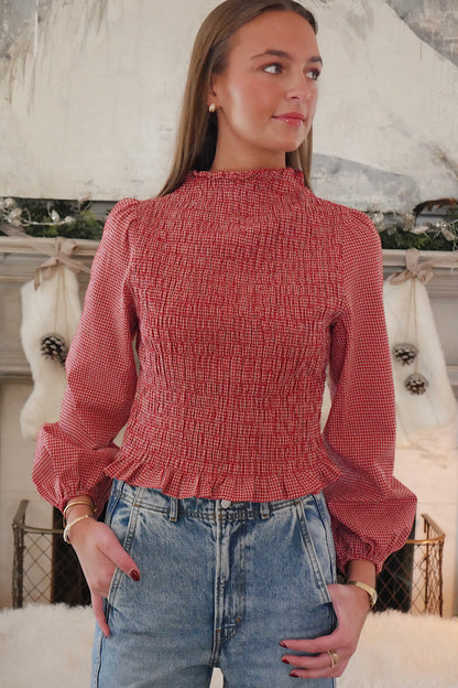 The Georgia Gingham Blouse