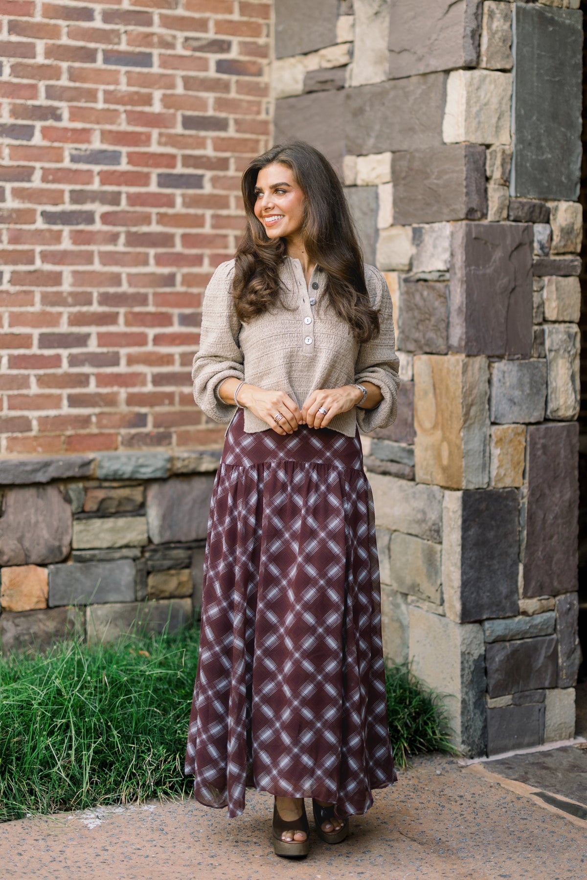 Paige Plaid Skirt