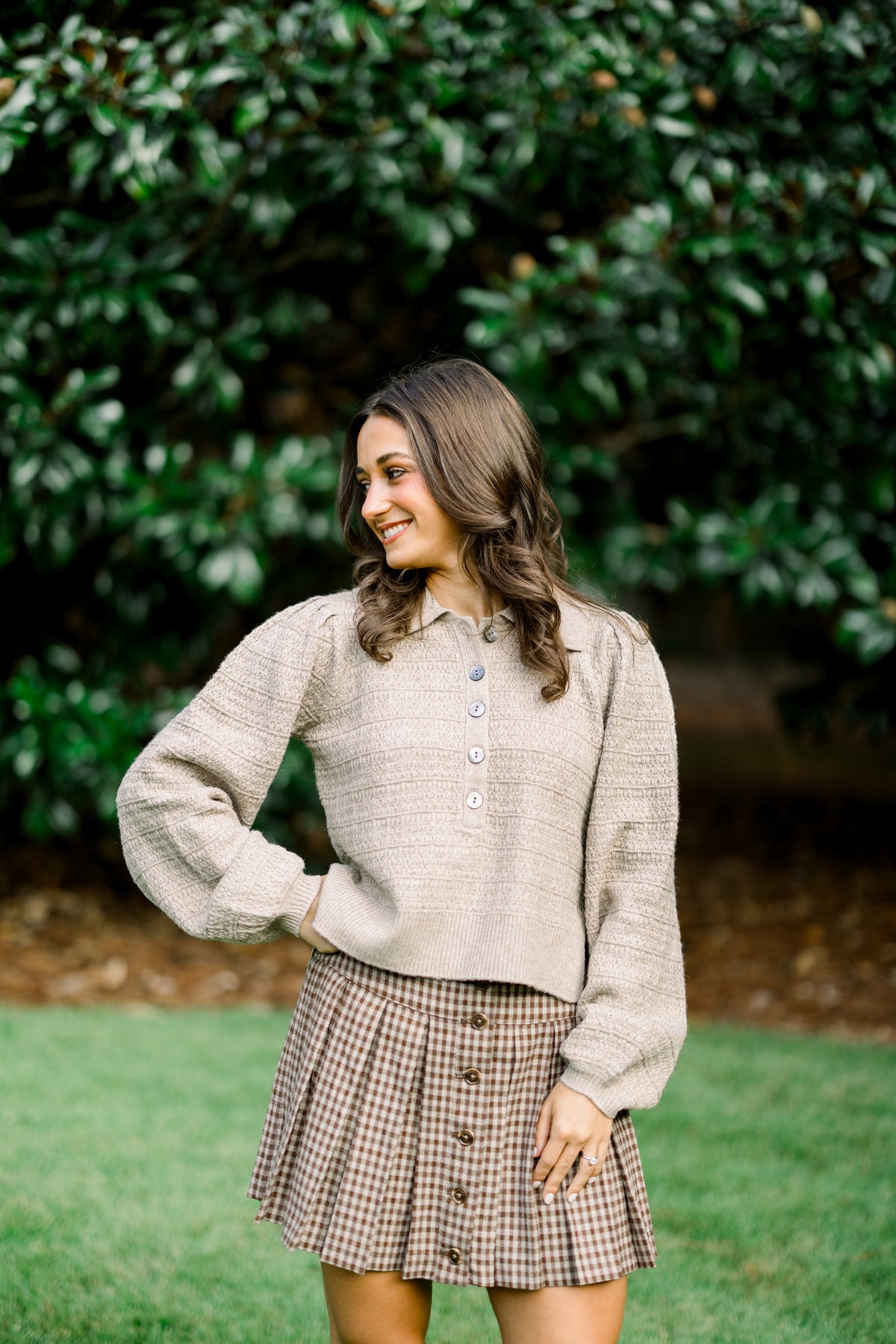 Audrey Mini Skirt Plaid