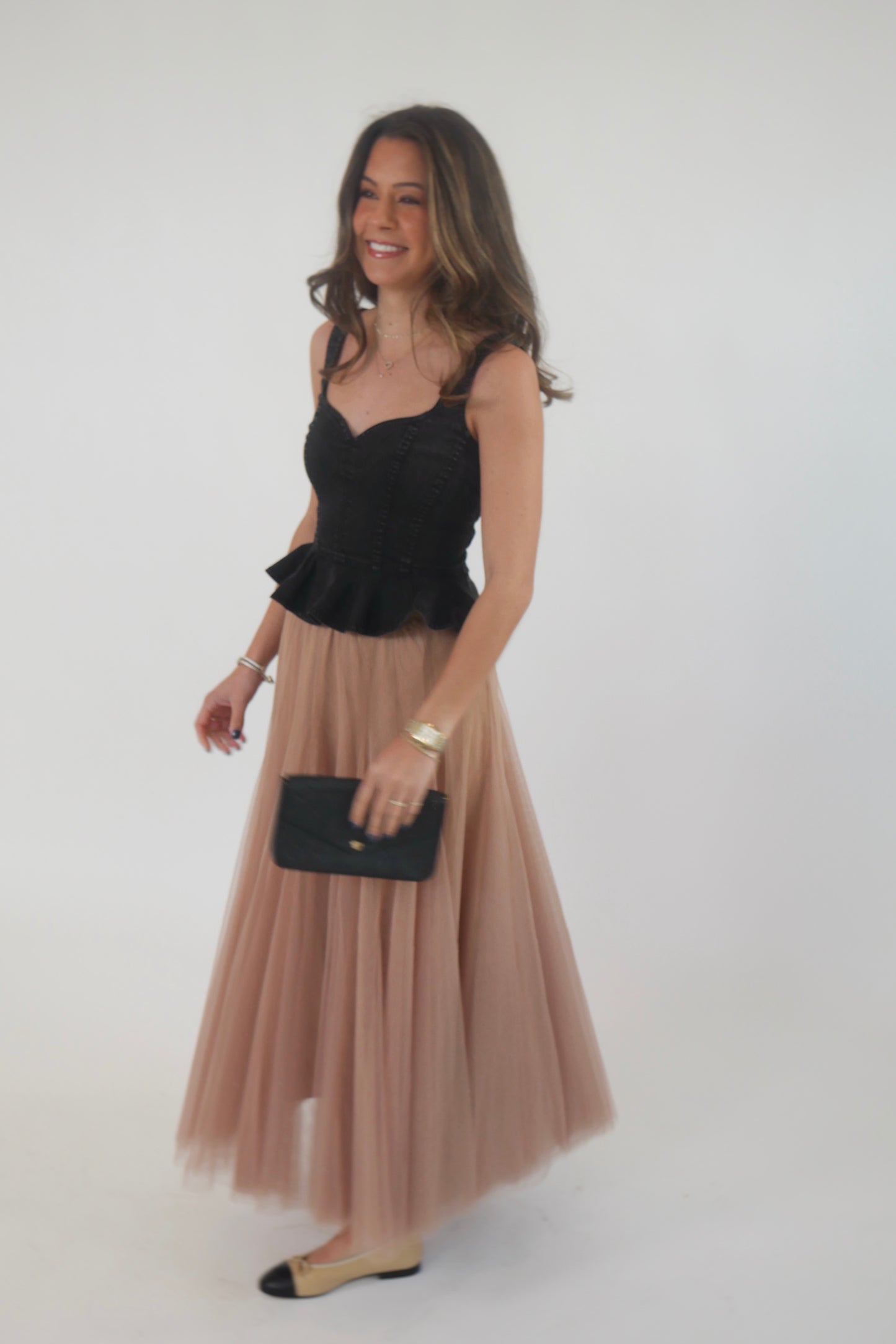 The Rivers Tulle Skirt - Light Pink