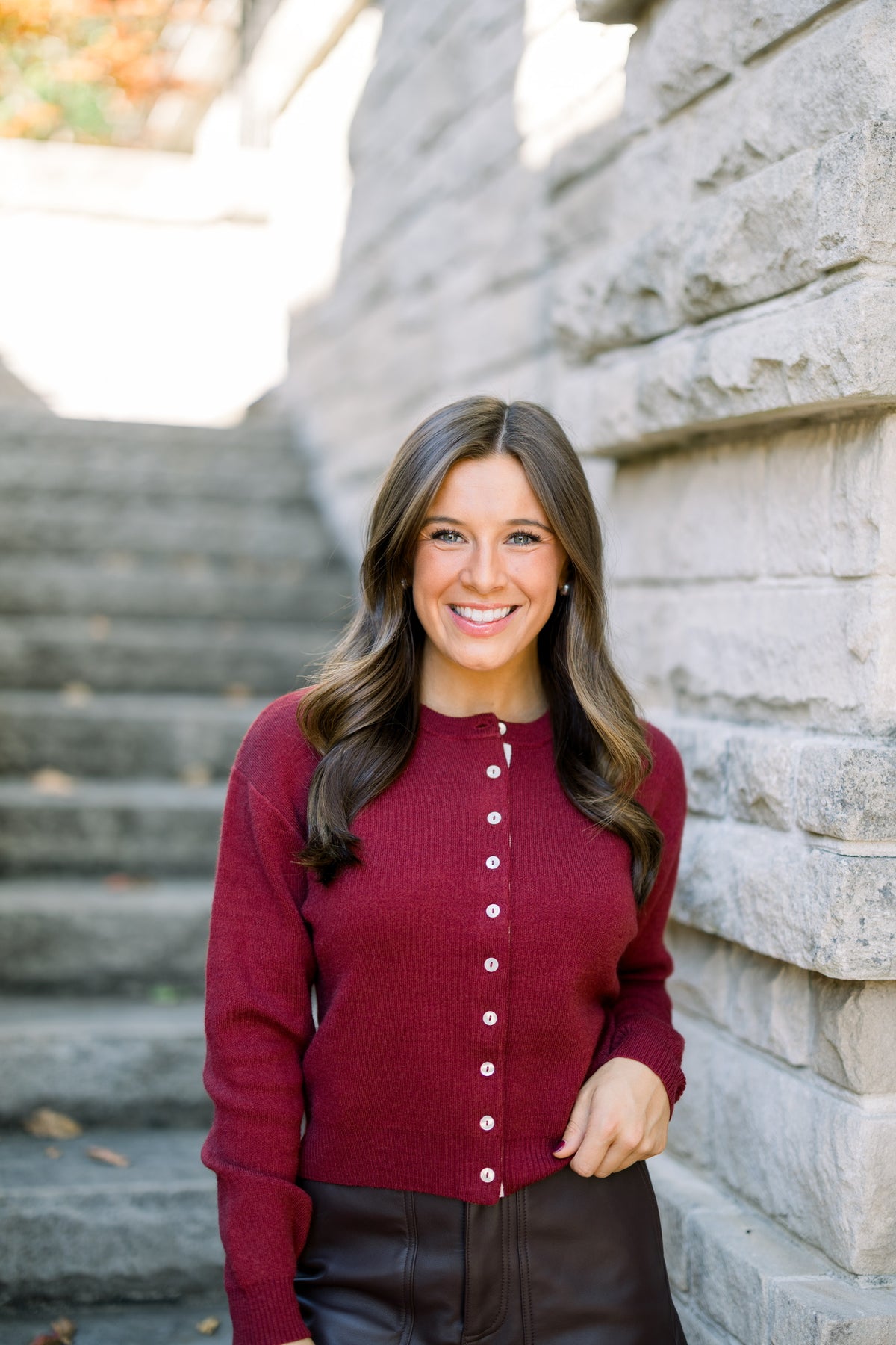 The Perfect Cardigan - Burgundy