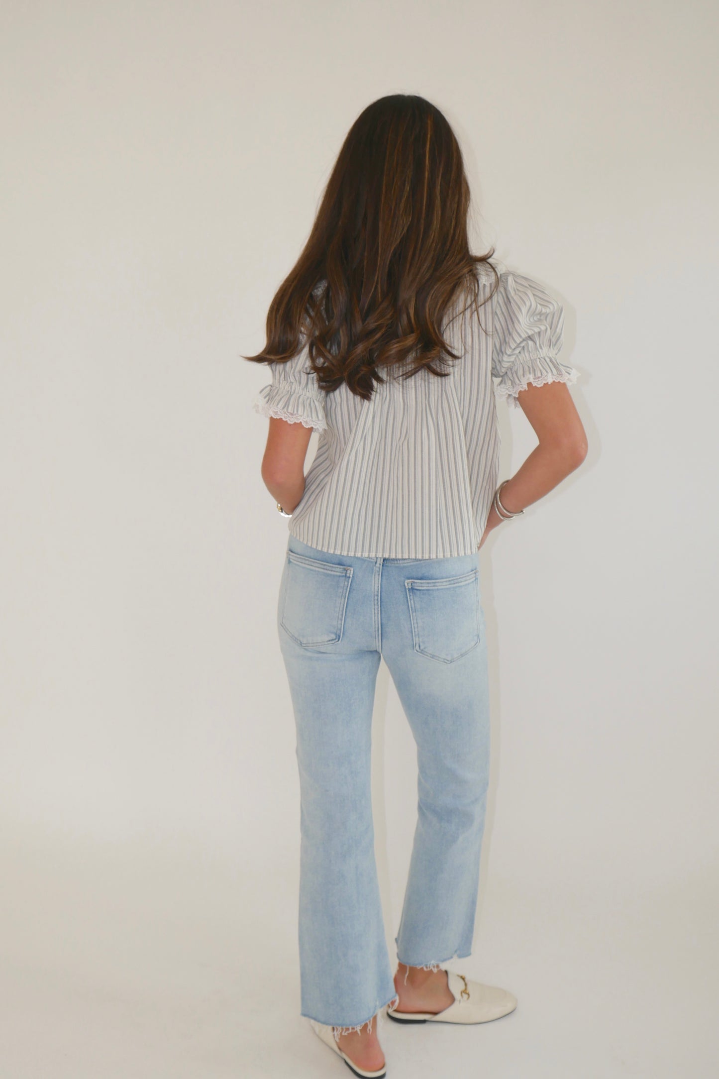 Grace Cropped Flare Jeans