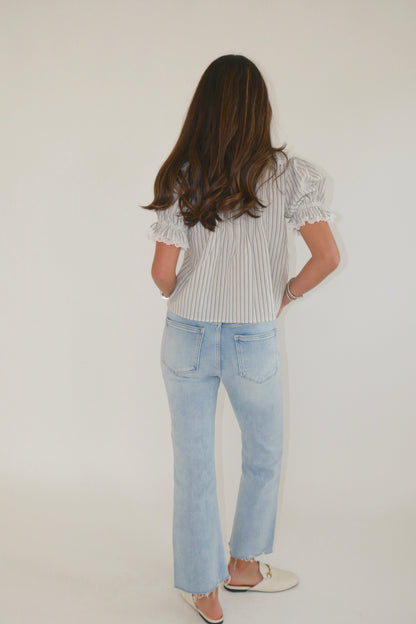 Grace Cropped Flare Jeans