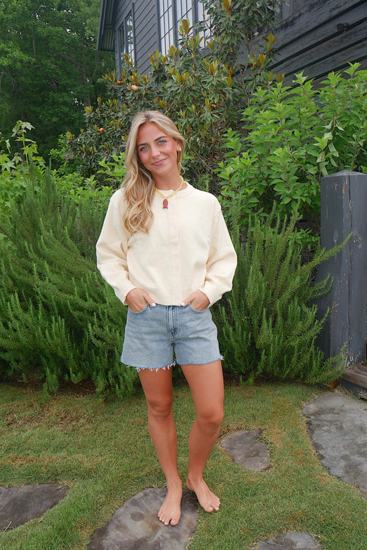 Julia B. Cardigan- Cream