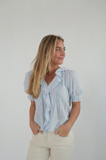 MISA Blouse - Light Blue