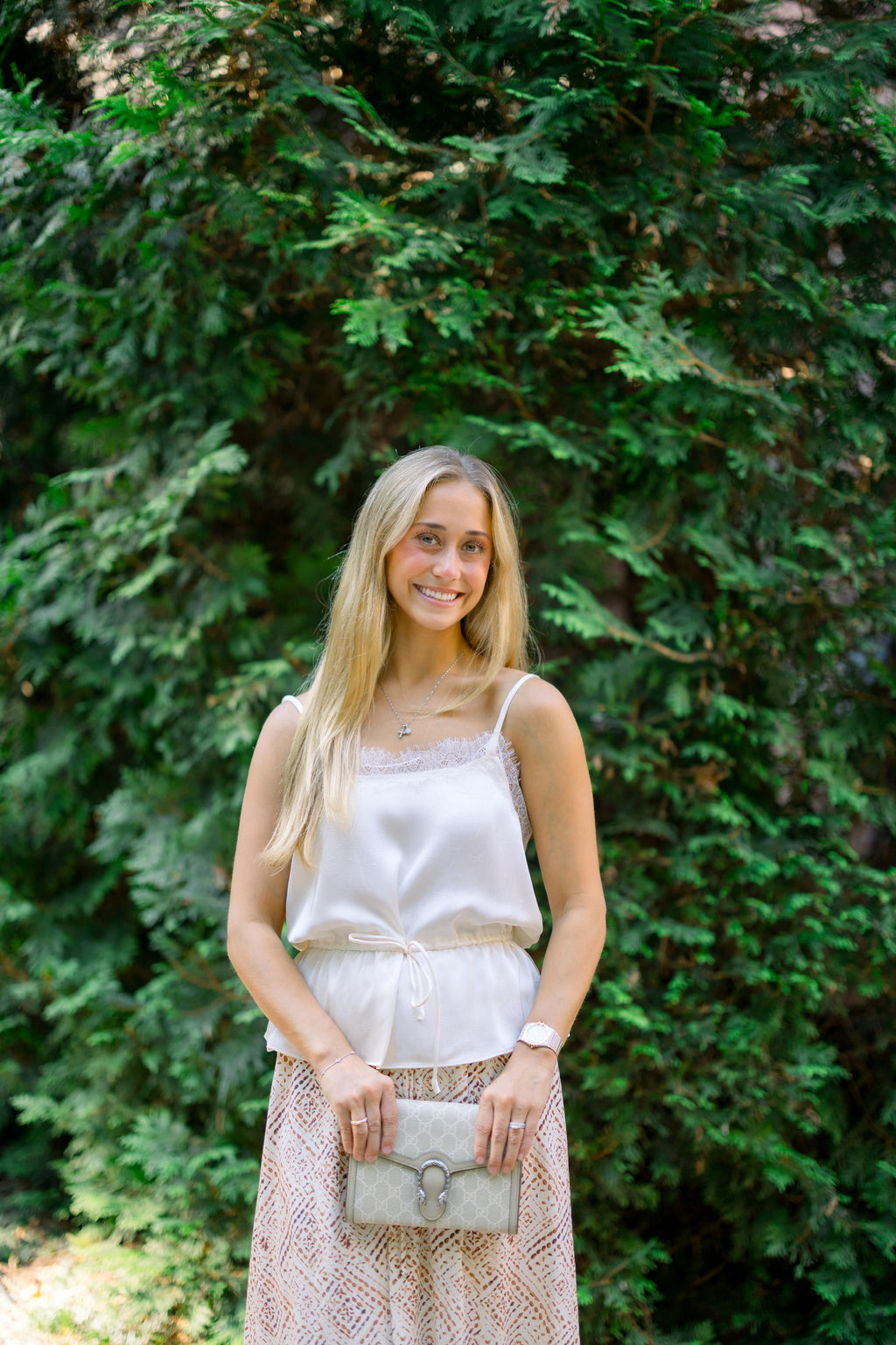 Satin Slip Top - Cream