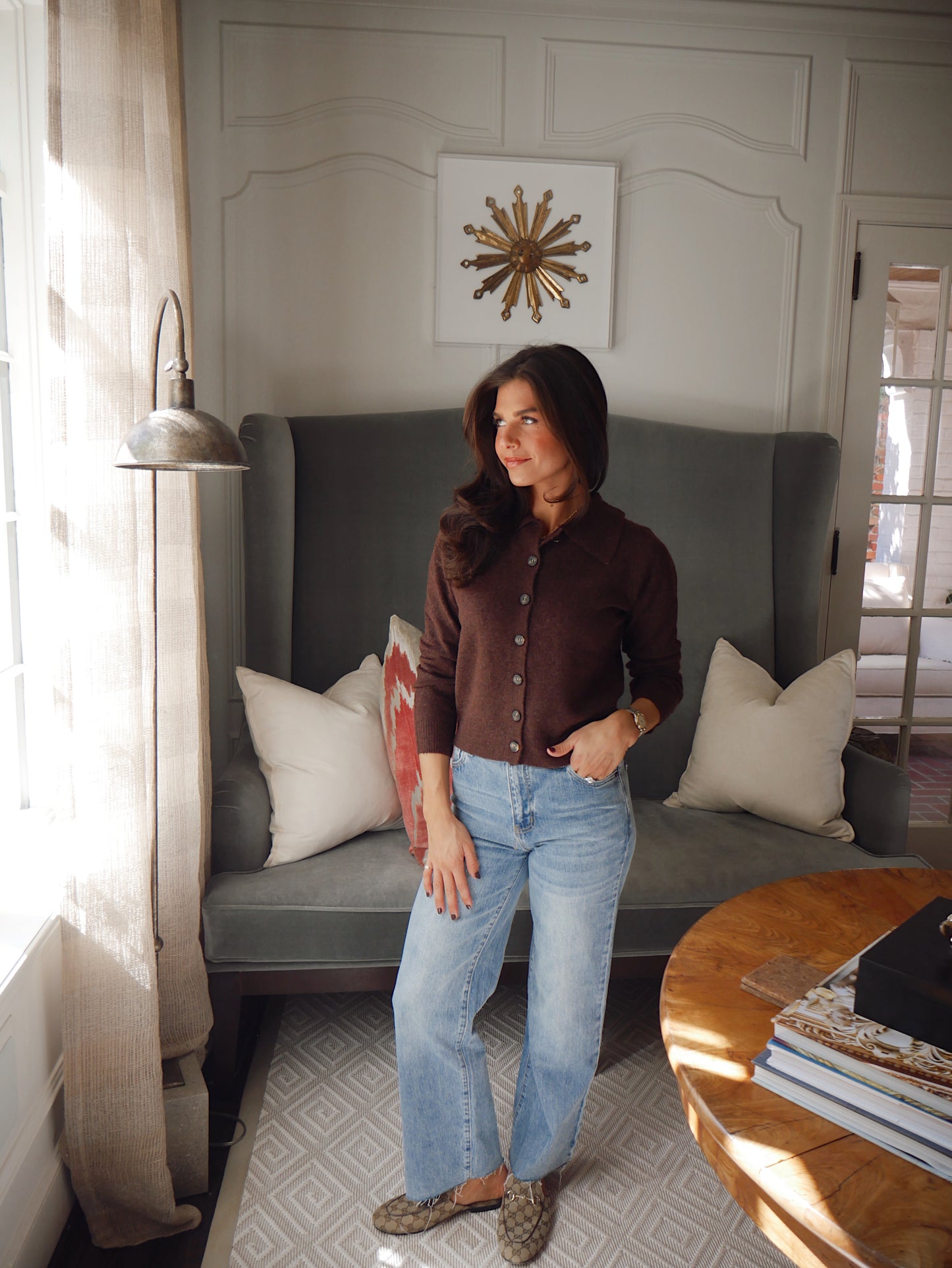 The Millie Cardigan In Brown