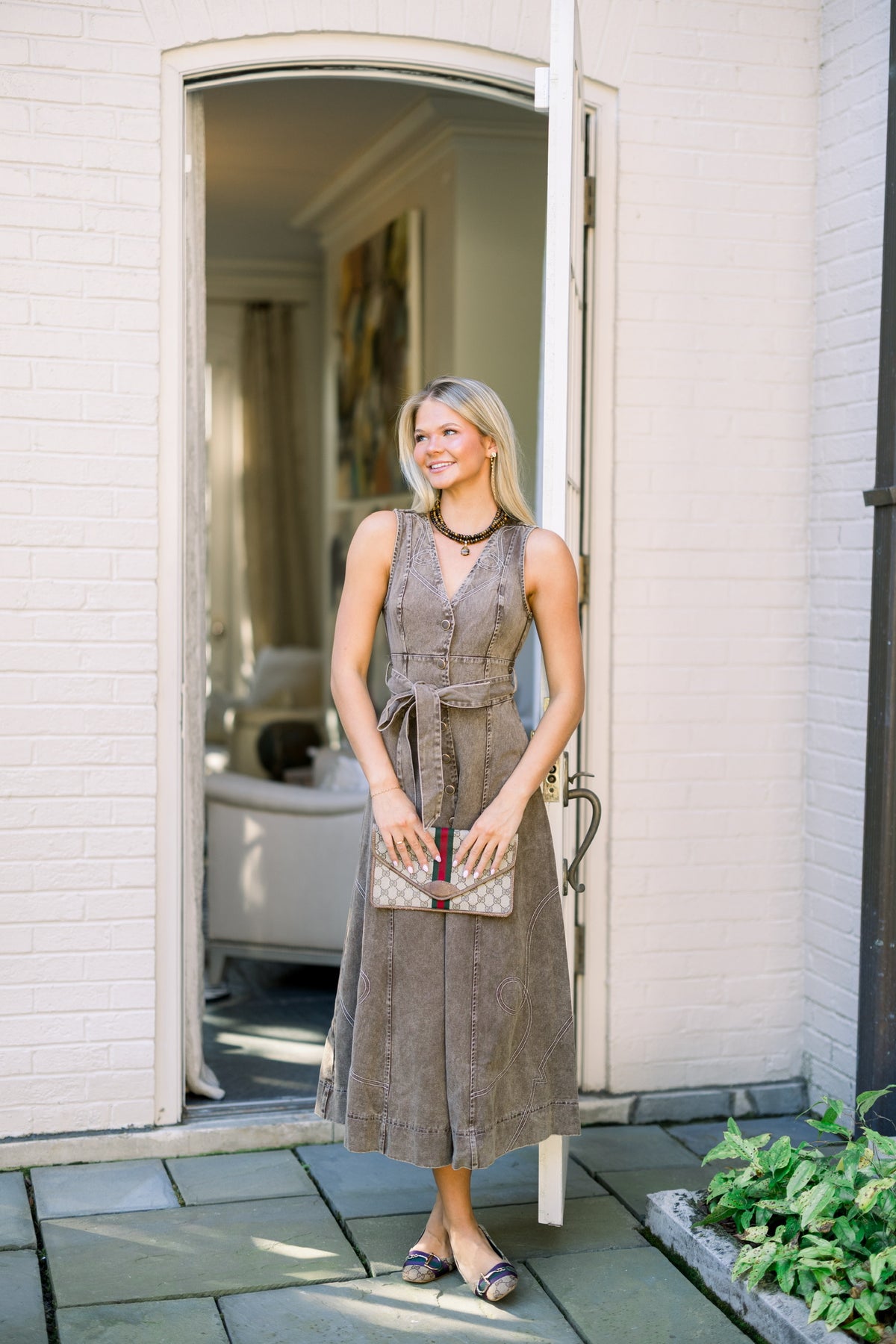 Western Button Down Dress