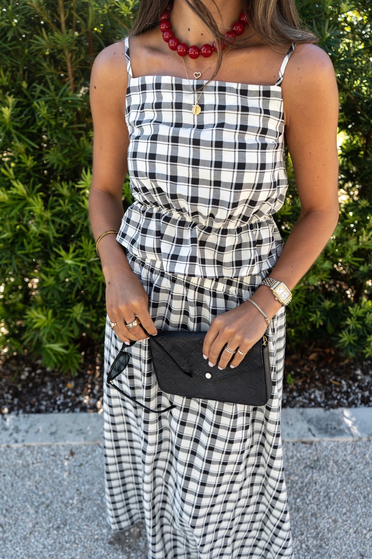 Emma Peplum Maxi Skirt