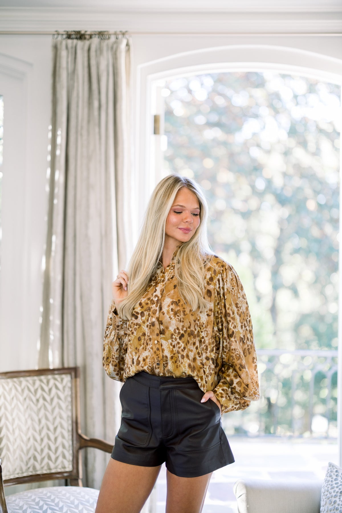 Cheetah Blouse