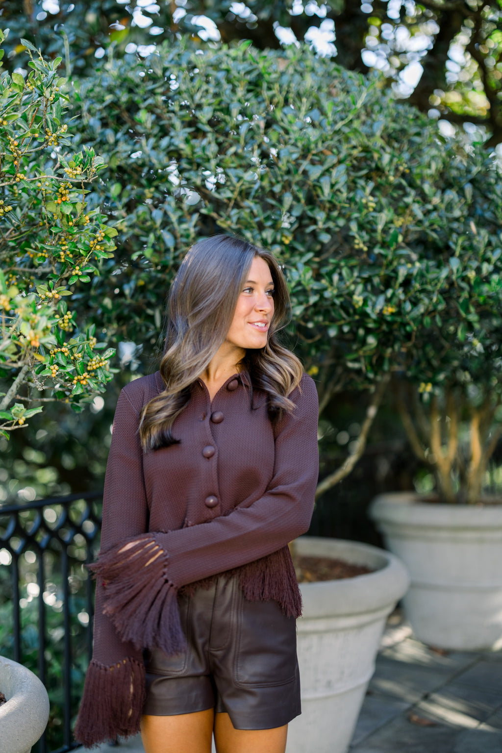 Fall Fringe Knit Cardigan