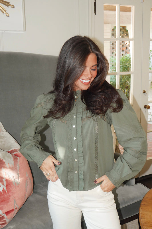 The Louise Blouse In Green