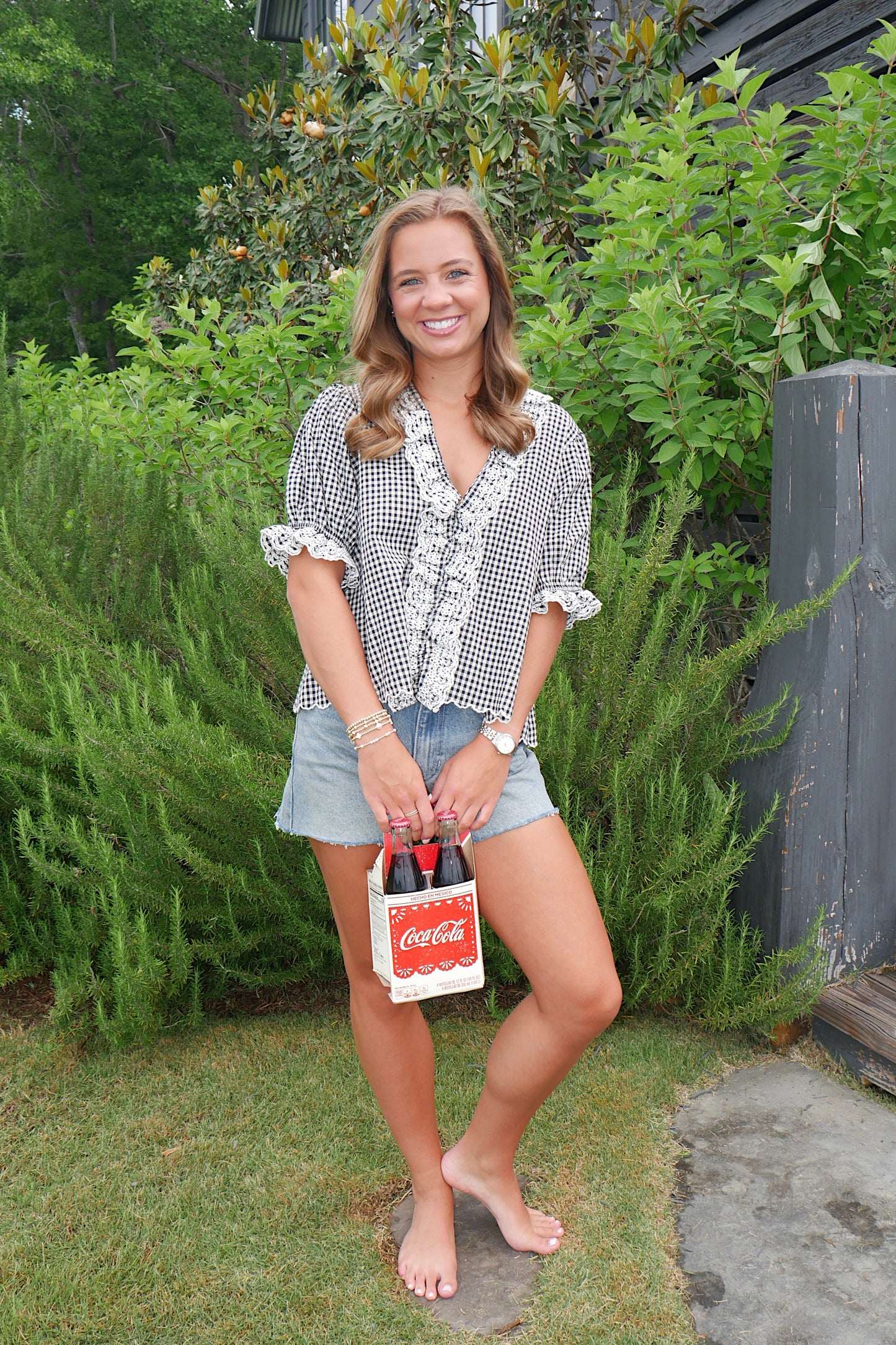 Gingham Blouse