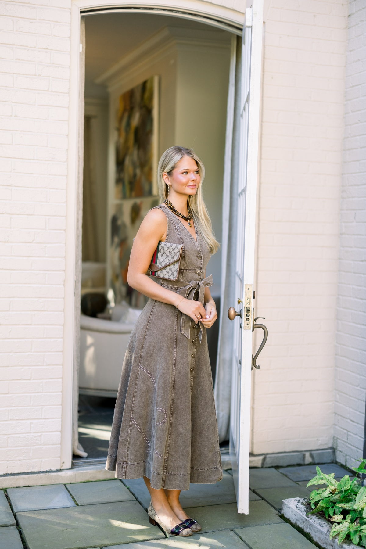 Western Button Down Dress