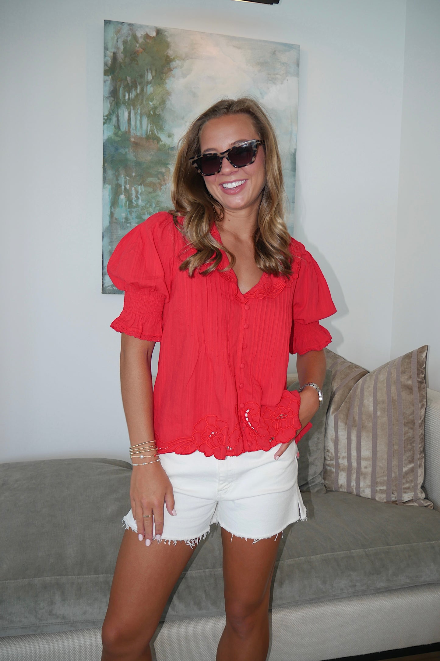 CHERRY BLOUSE