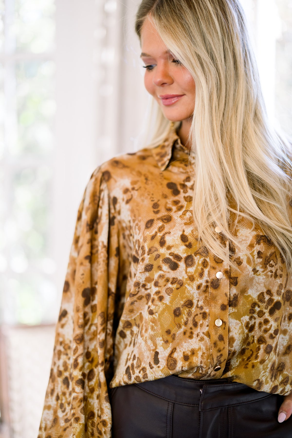 Cheetah Blouse