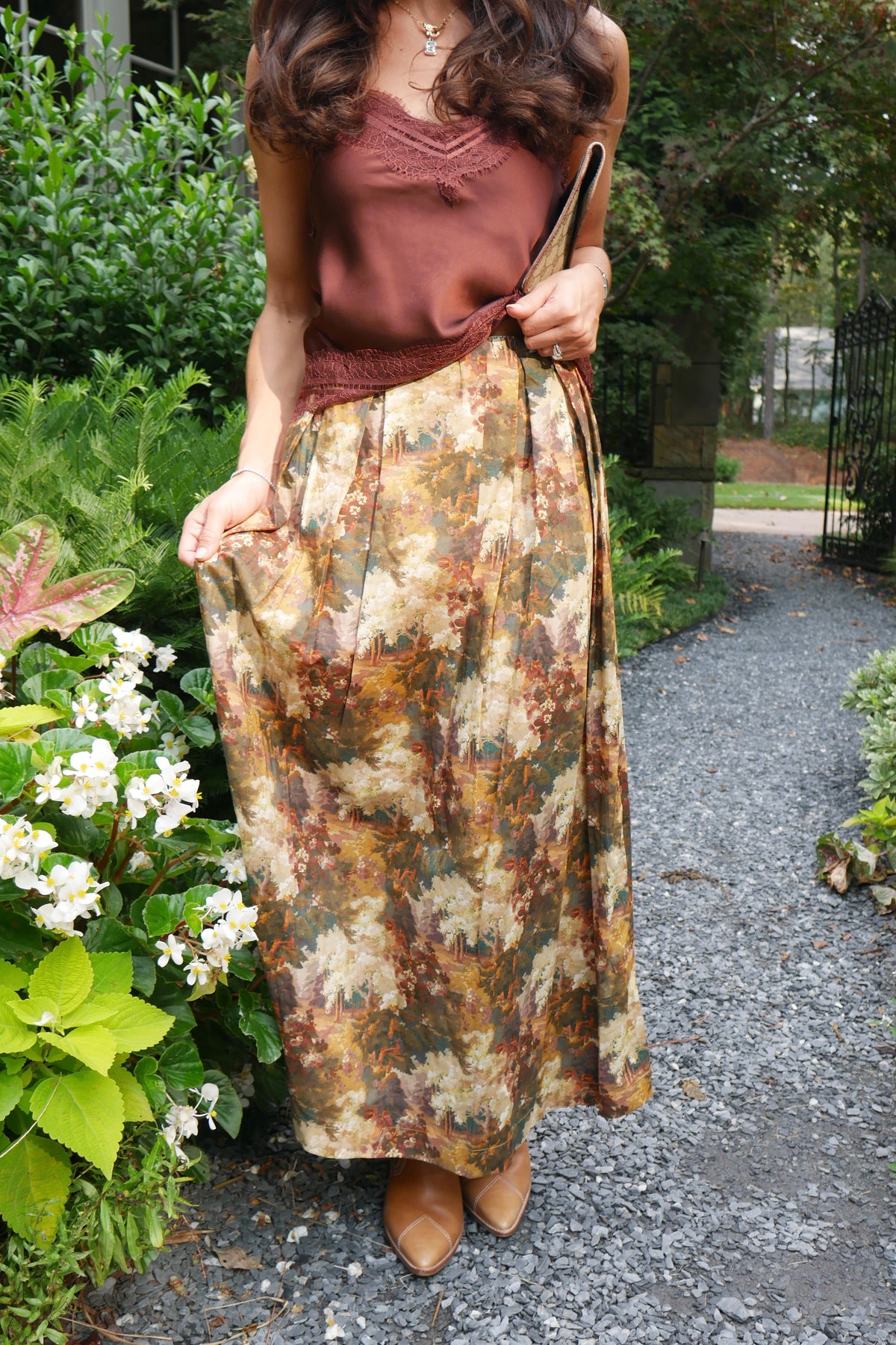 Autumn Liberty Maxi Skirt