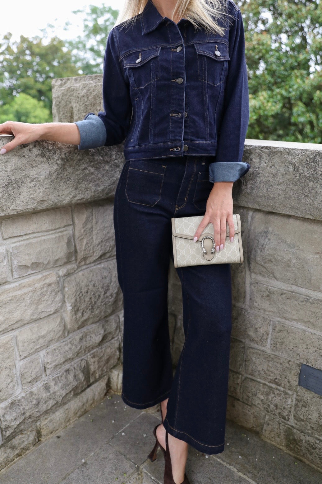 Patch Pocket Wide Leg