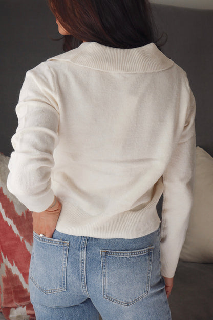 The Millie Cardigan In Cream