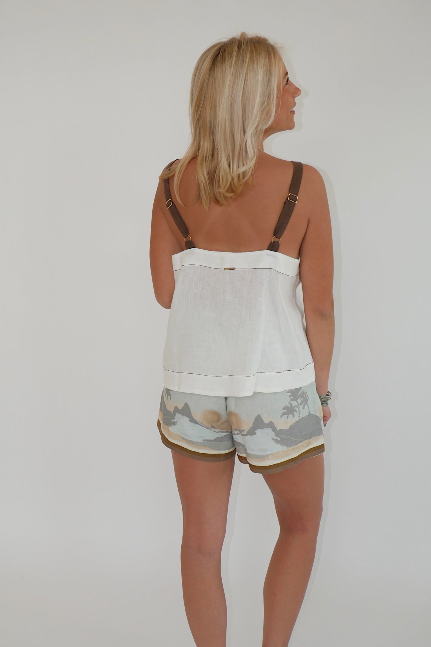 Teresita Linen Top