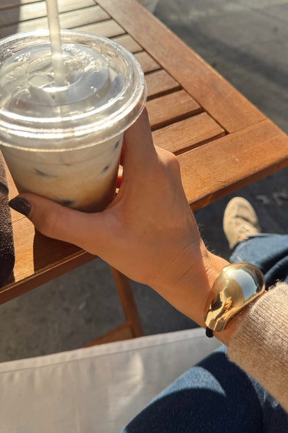 Gold Wrapped Hair Tie