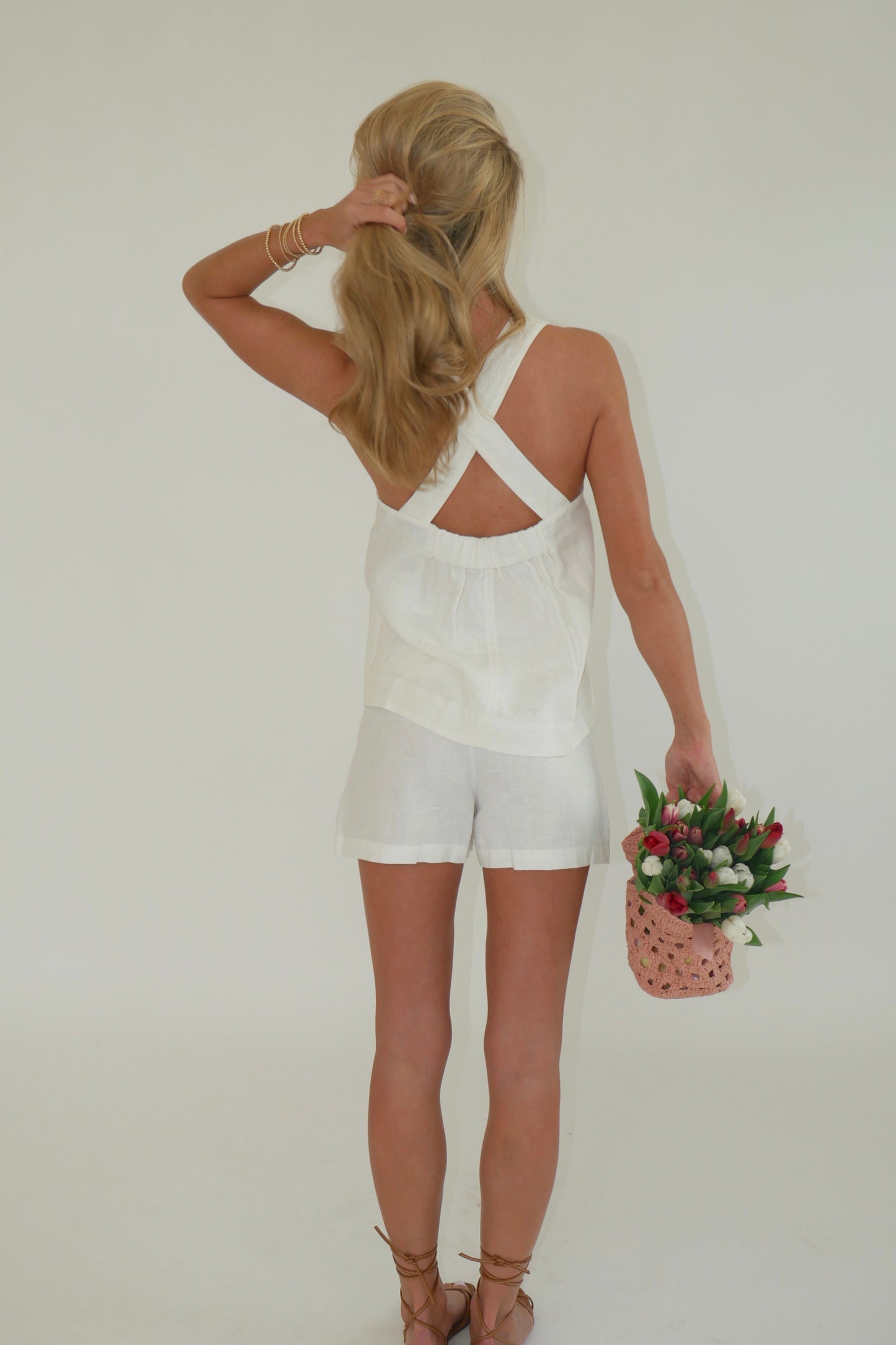 Caroline Linen Top