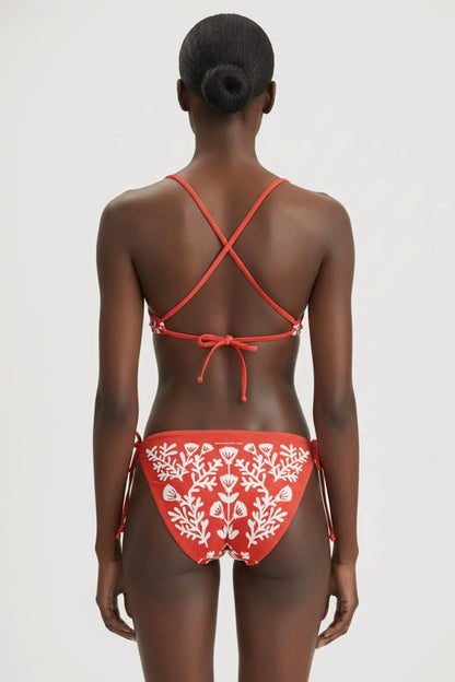 Reversible Coral Garden Bikini