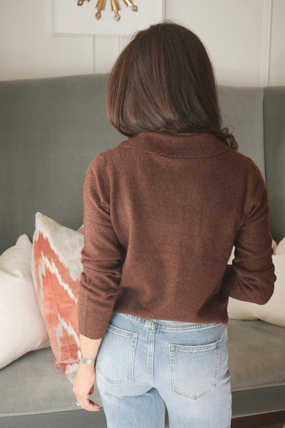 The Millie Cardigan In Brown