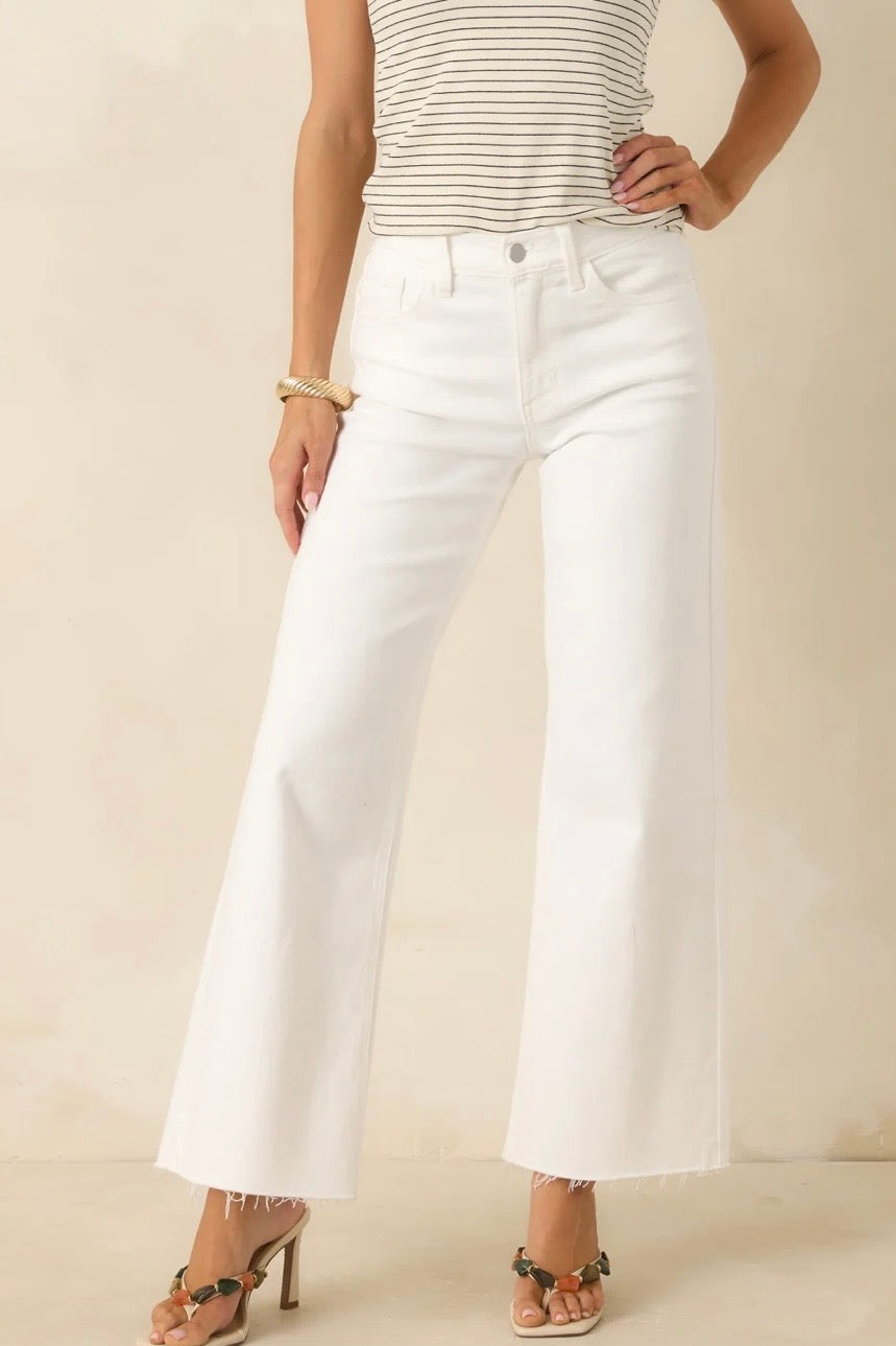 Slim Wide Leg Jean