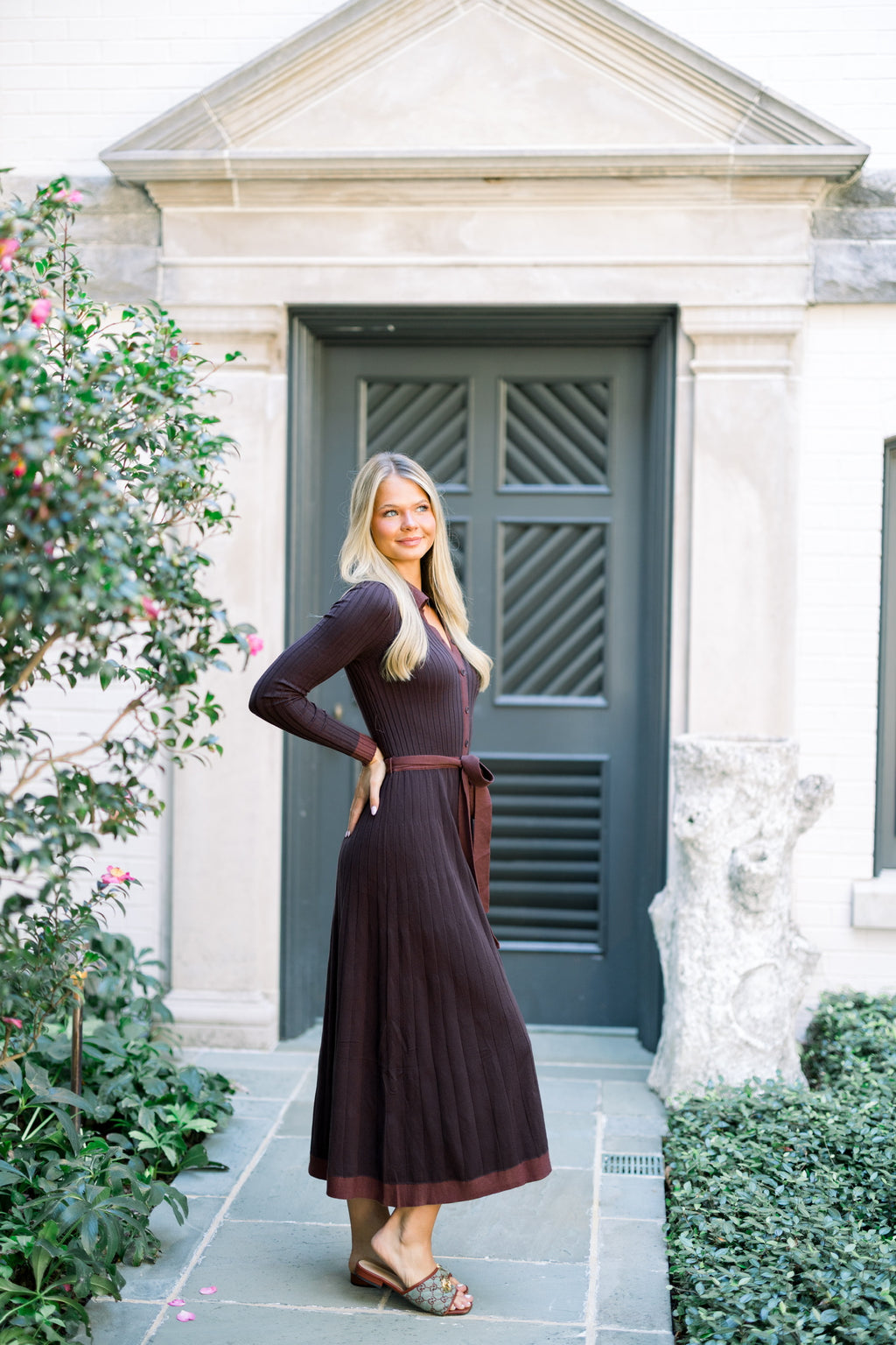 Rylee Ribbed Sweater Dress