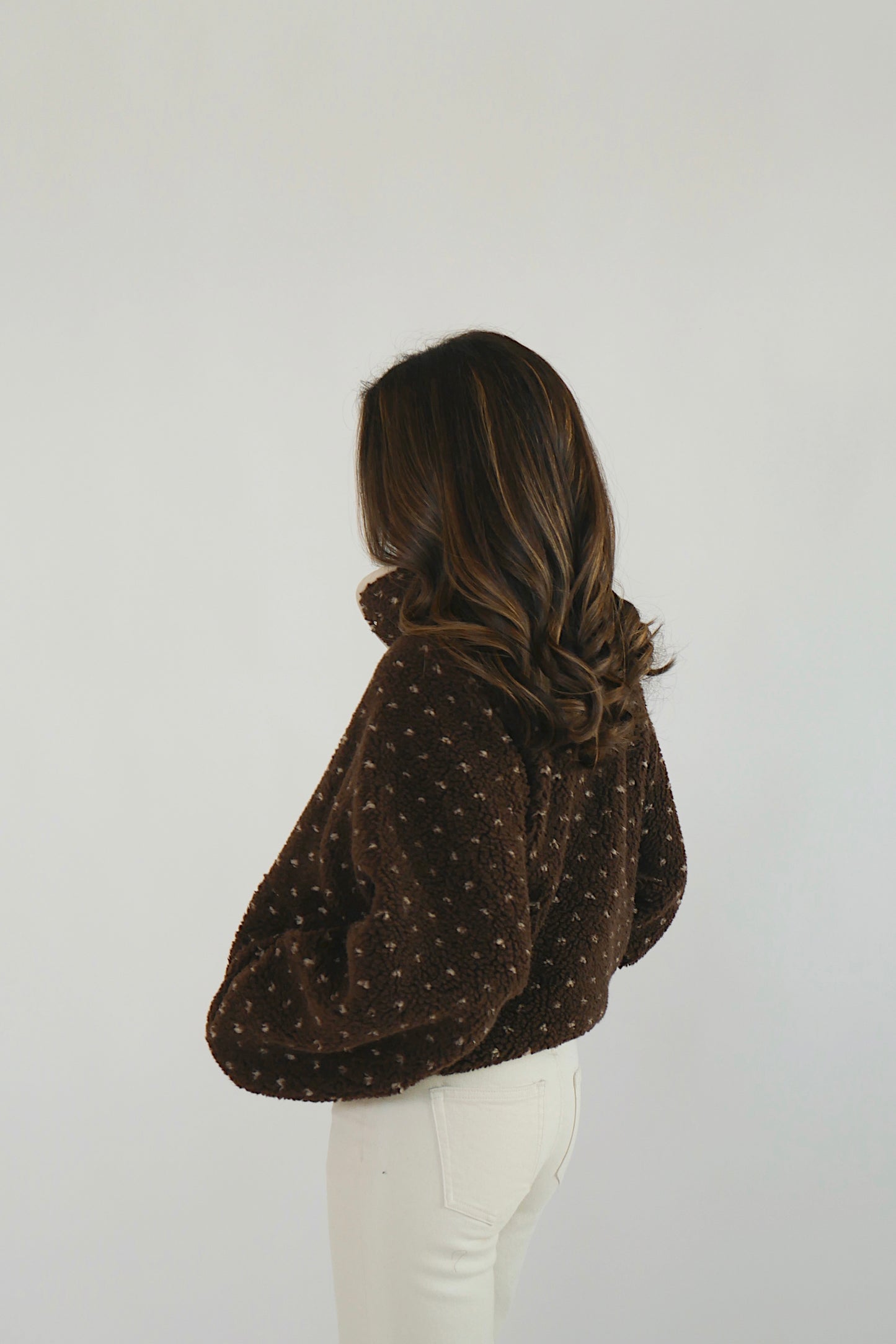 The Aspen Fleece Jacket In Brown