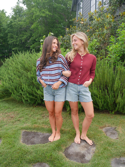 The Perfect Cardigan - Burgundy