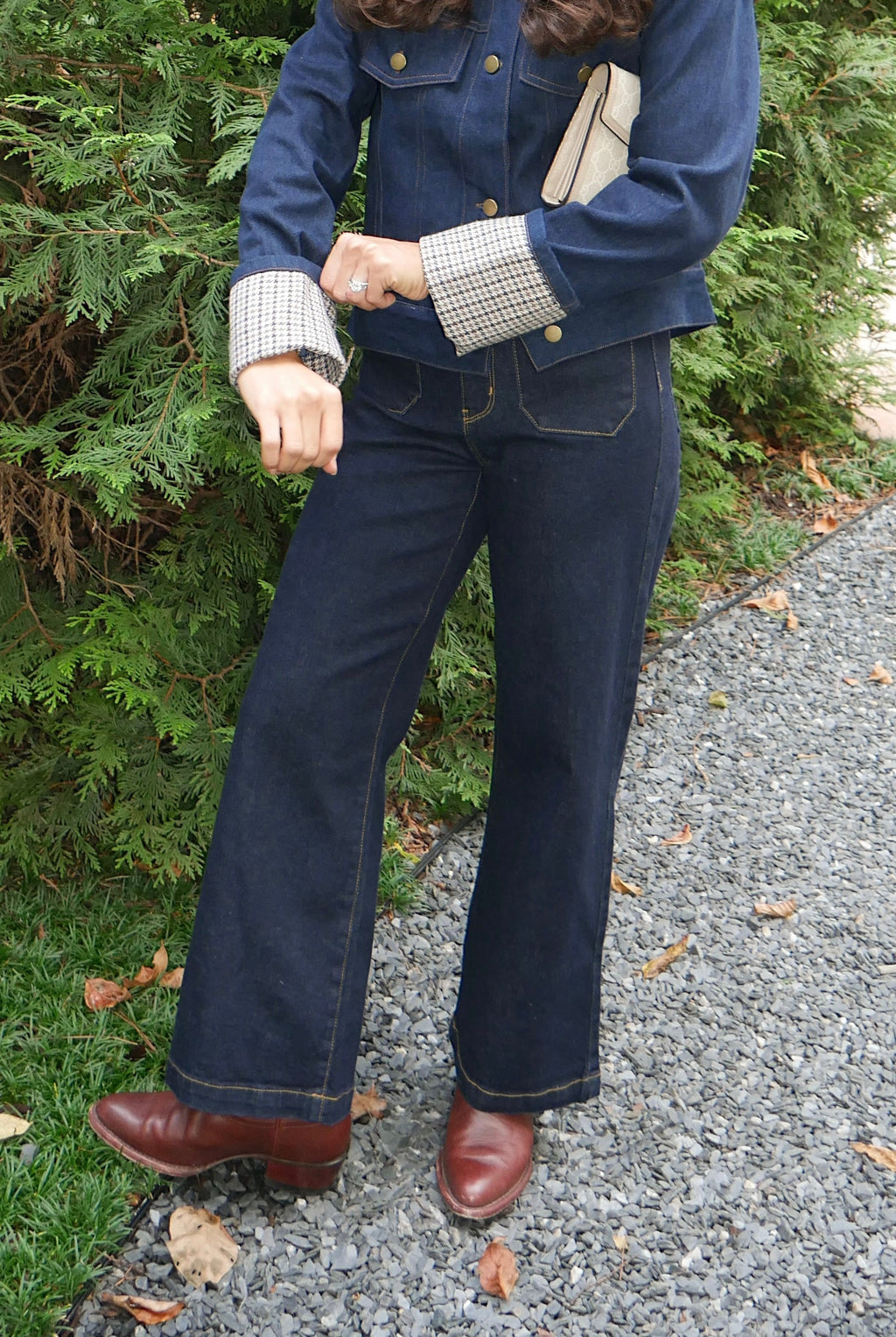Patch Pocket Wide Leg