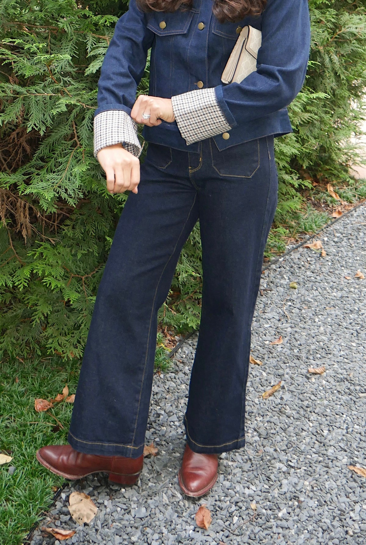 Patch Pocket Wide Leg