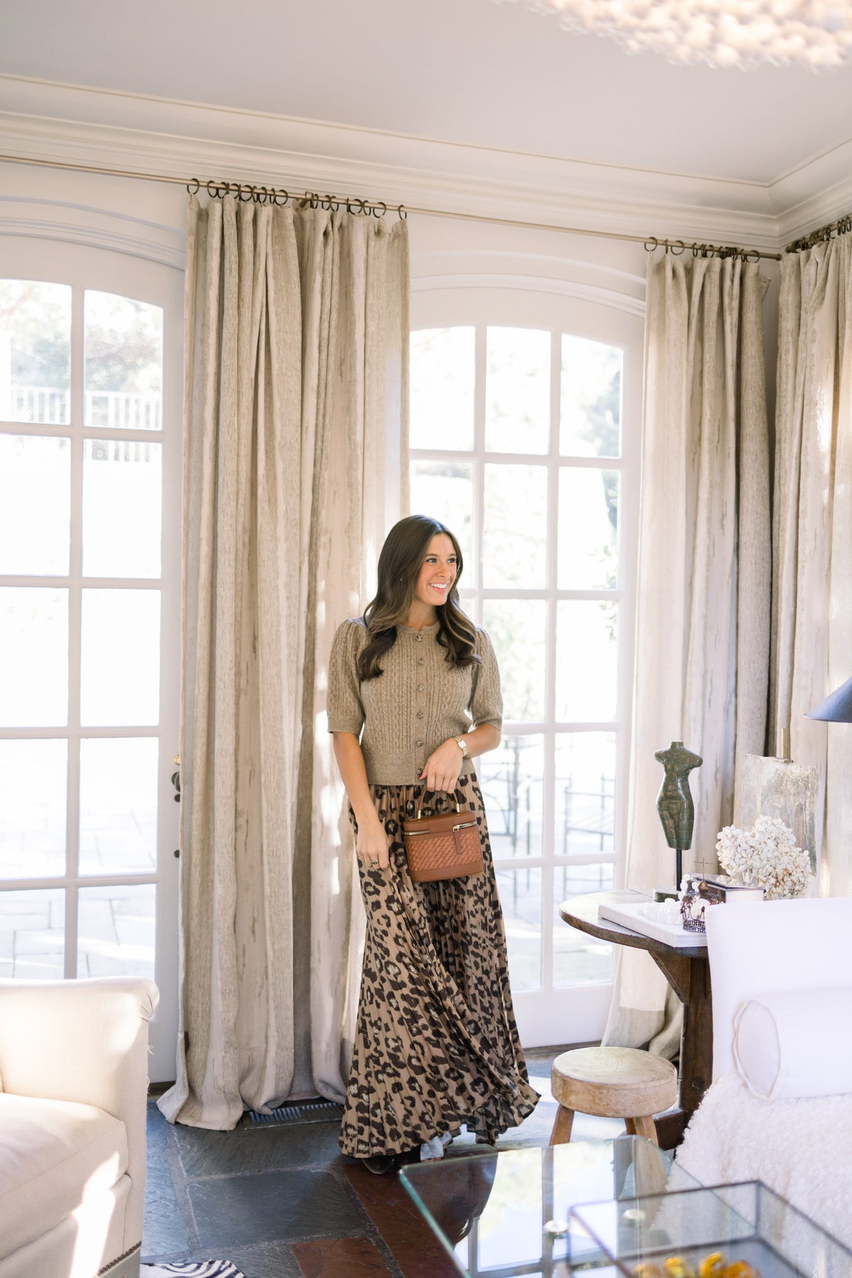 Cheetah Maxi Skirt