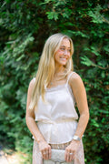 Satin Slip Top - Cream
