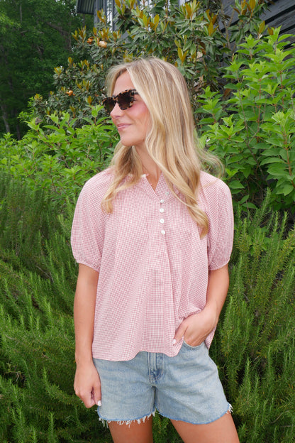 The Adams Top - Red