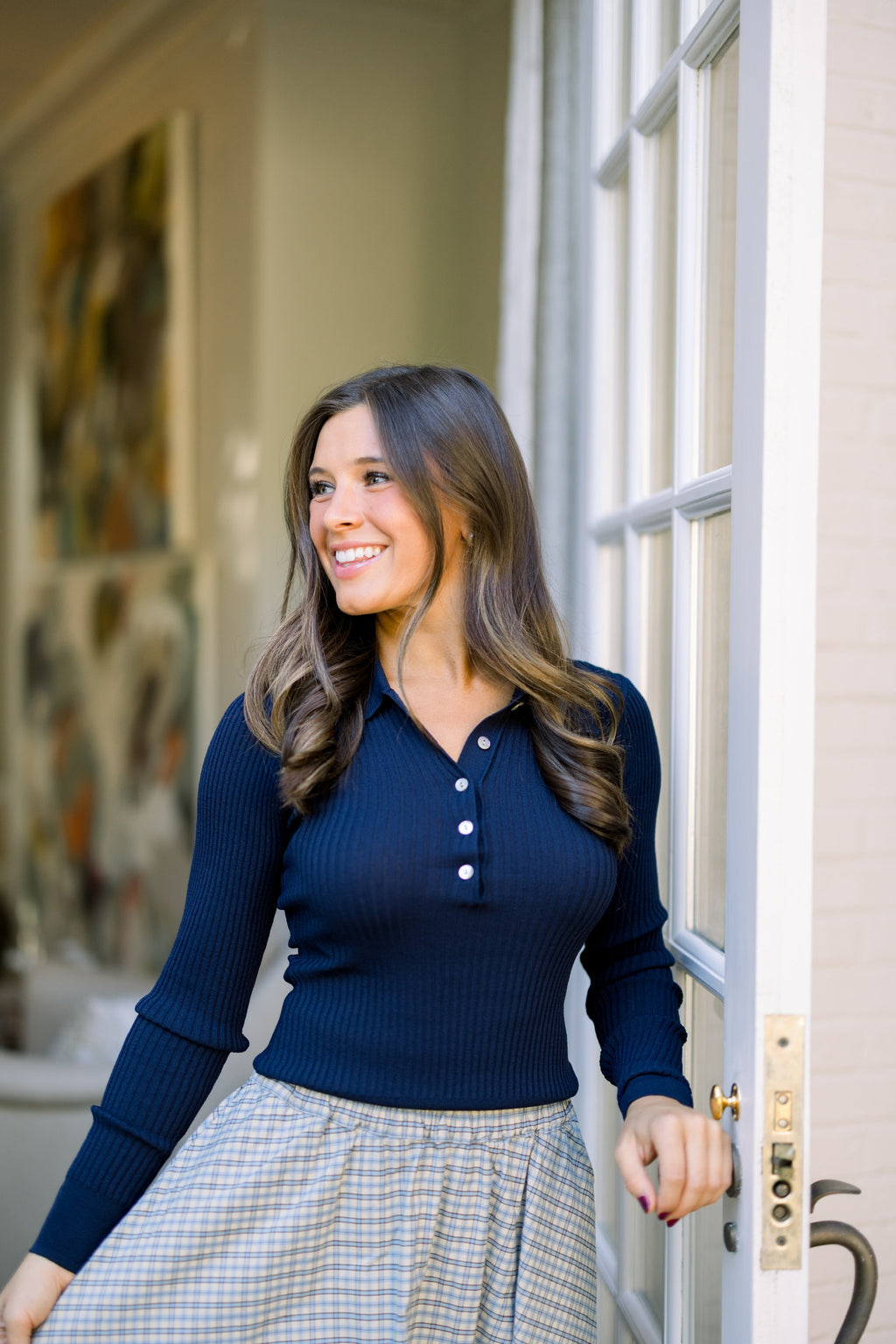 Ribbed Knit Megan Top