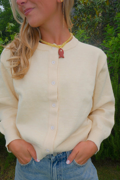 Julia B. Cardigan- Cream