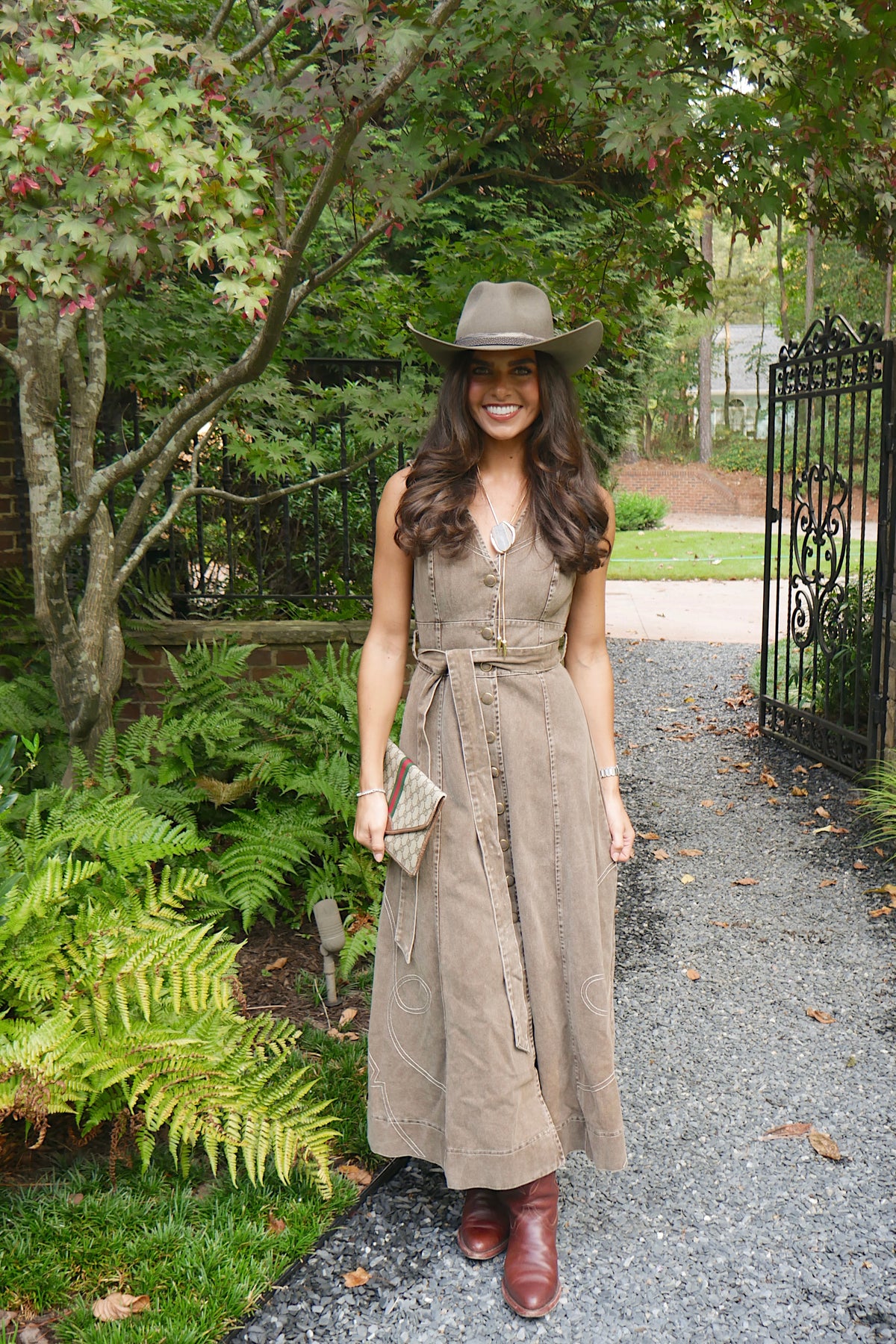 Western Button Down Dress