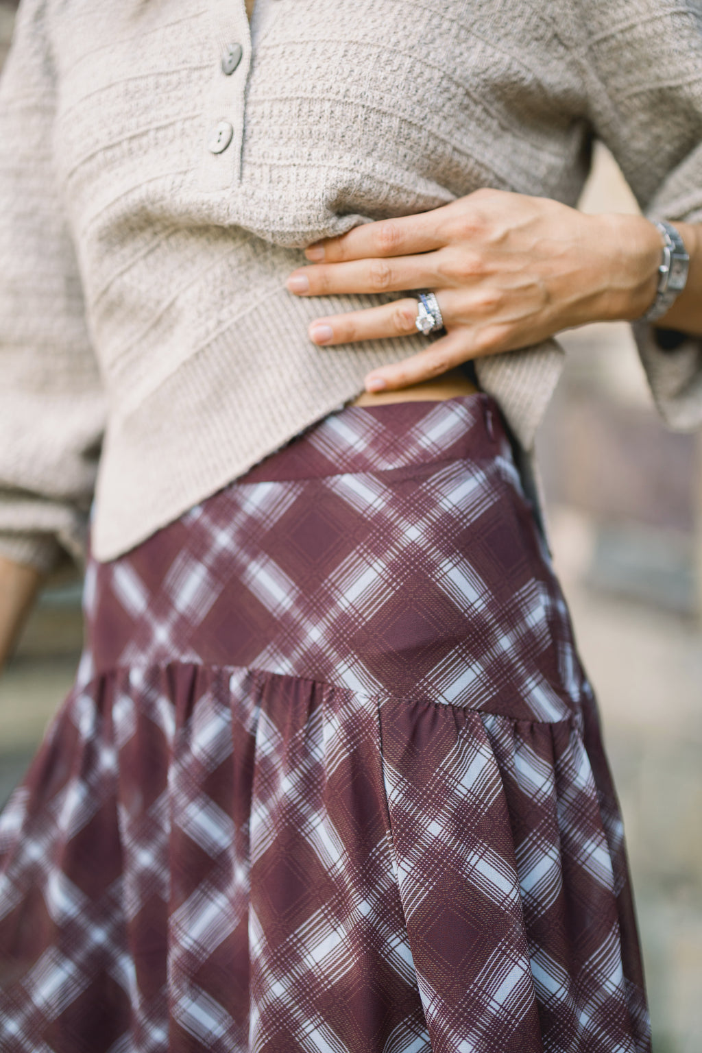 Paige Plaid Skirt