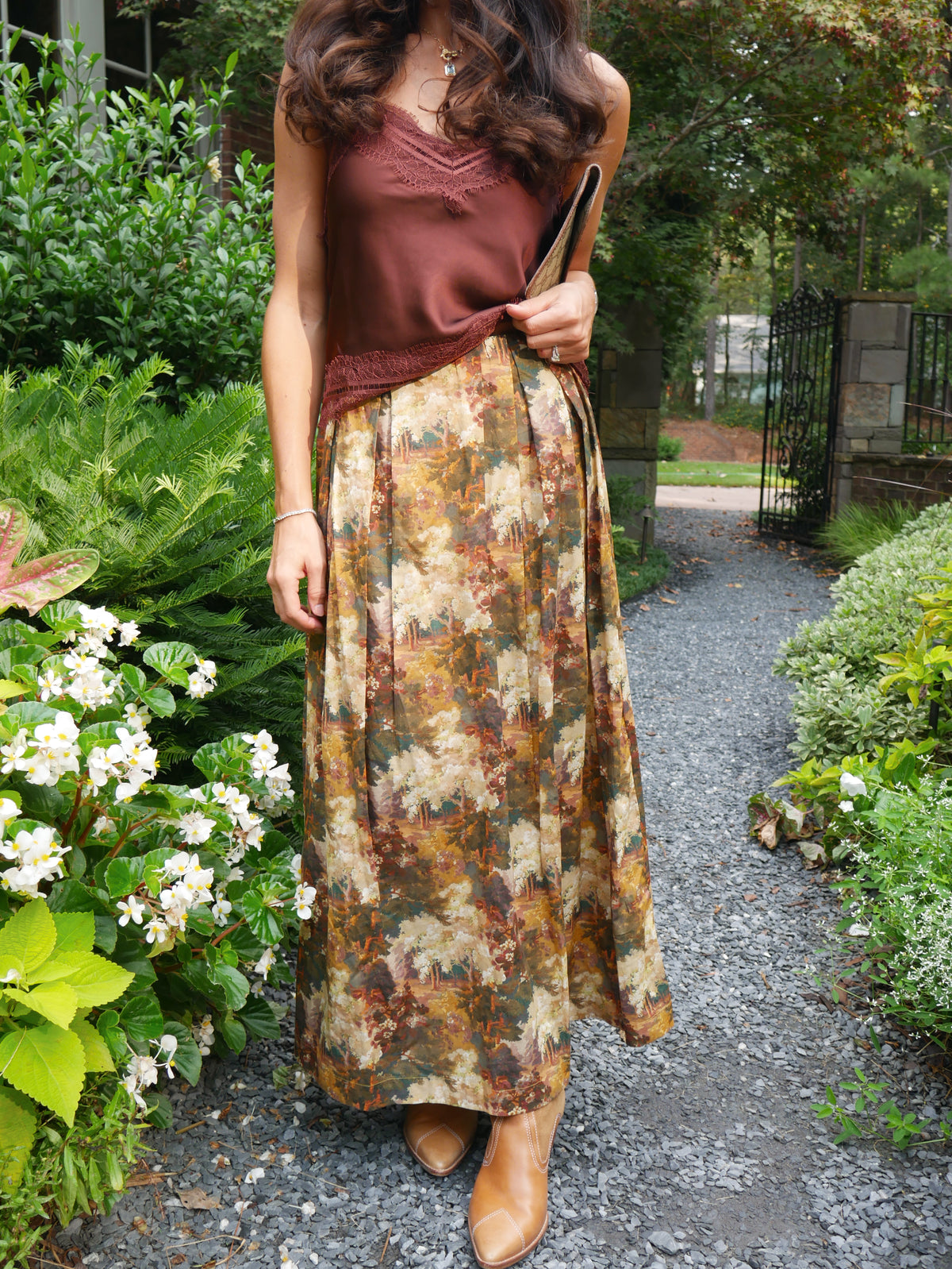 Autumn Liberty Maxi Skirt