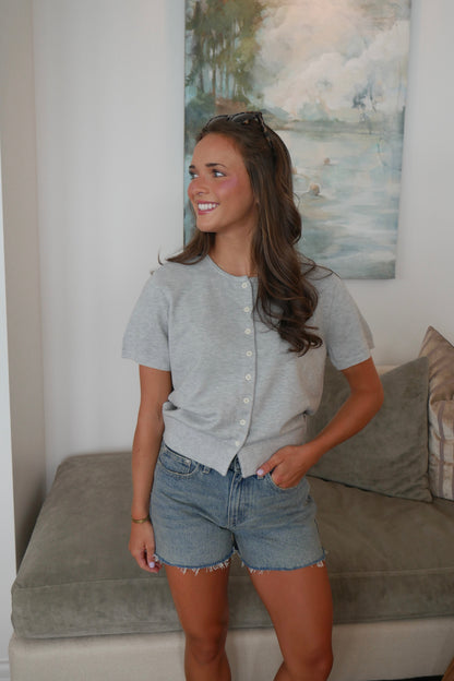 The Roxanne Cardigan - grey