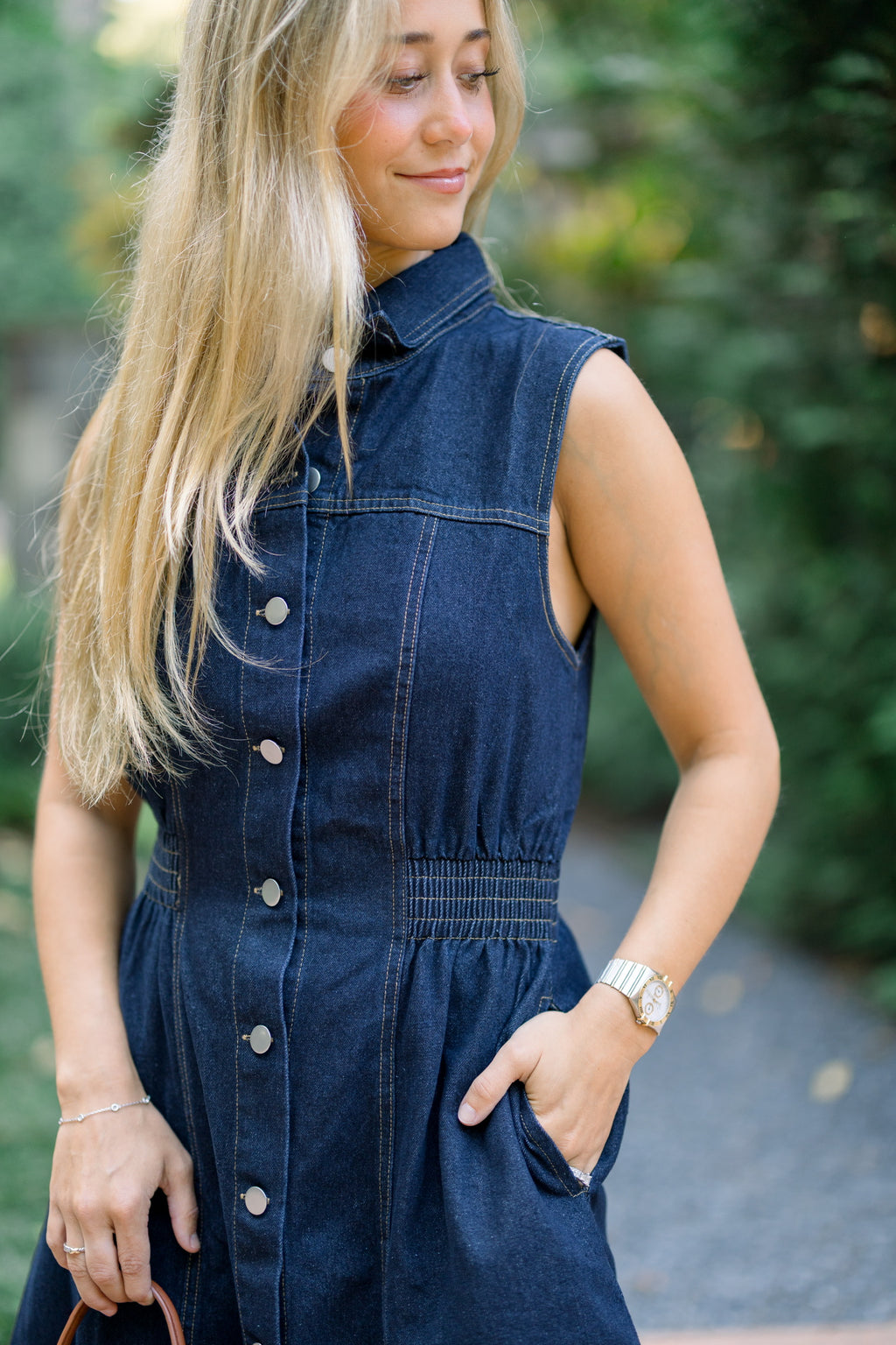 Louise Denim Dress
