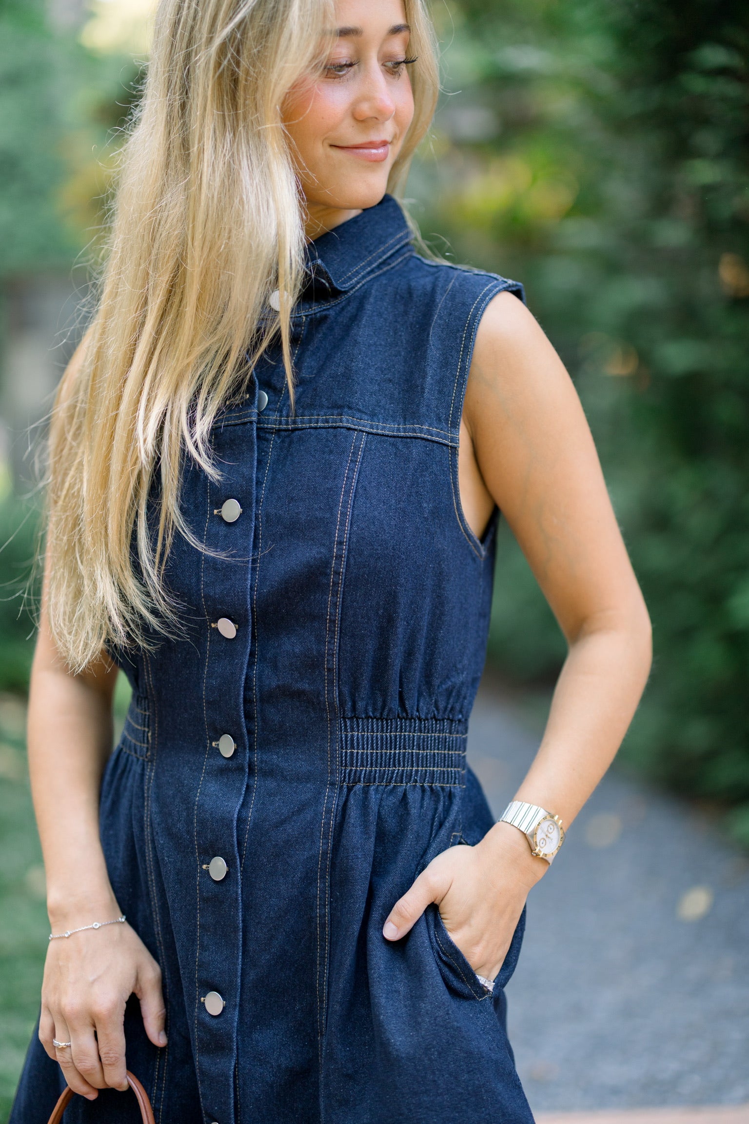 Louise Denim Dress