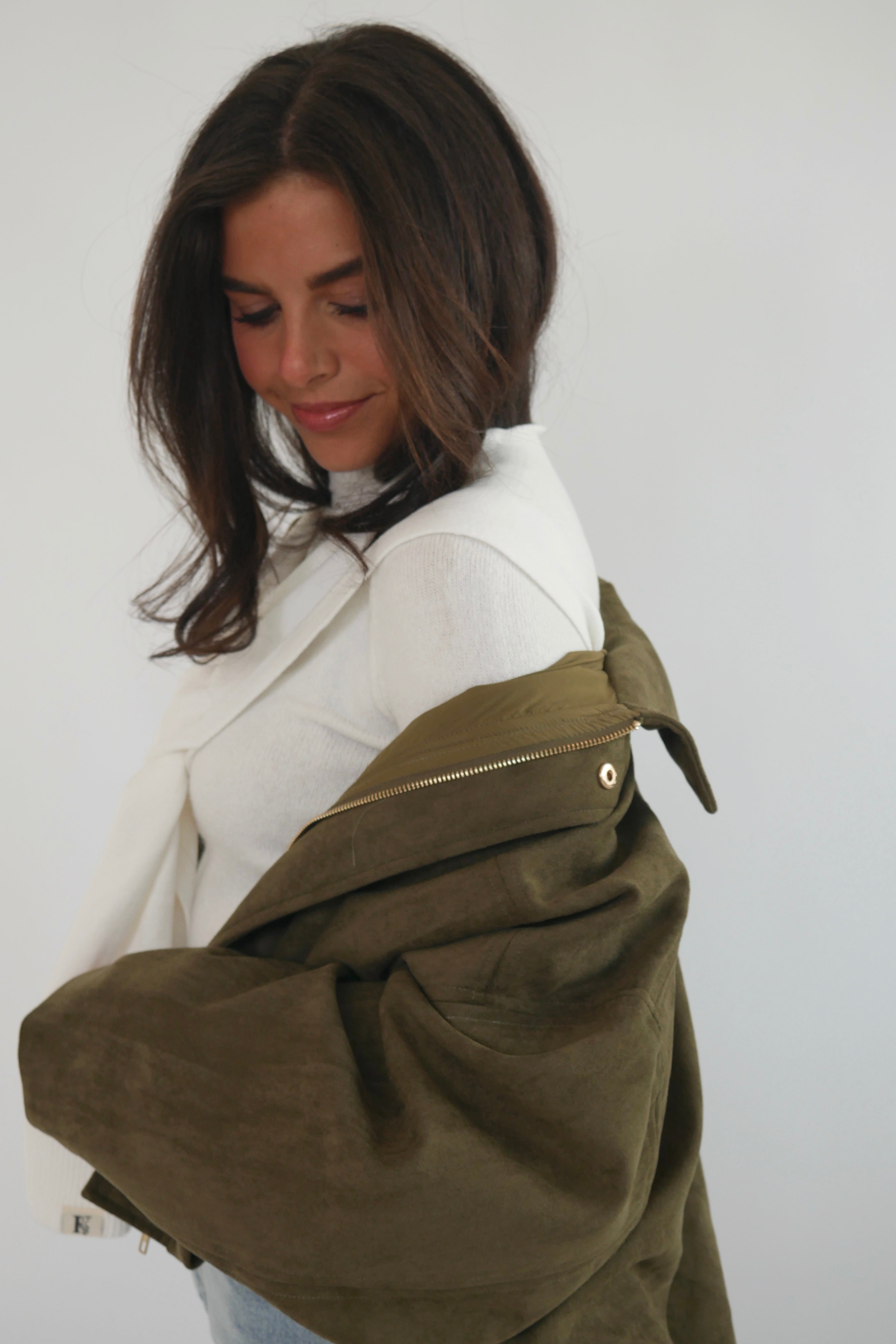 Knit Shawl/Scarf - White