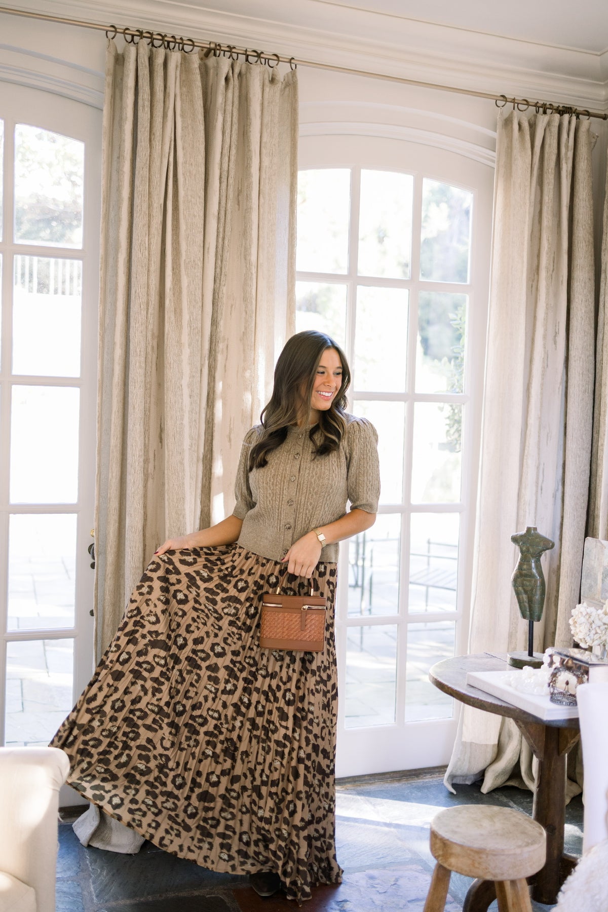 Cheetah Maxi Skirt