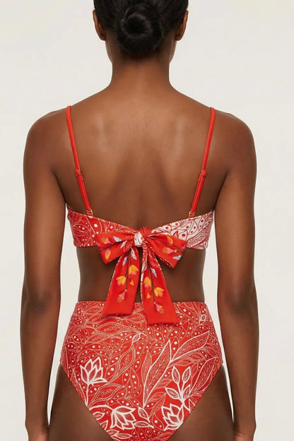 Reversible - Scarlet Bloom Bikini